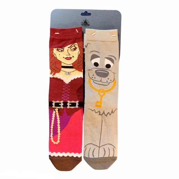 Disney Parks Pirates of the Caribbean Unisex Socks - Picture 1 of 4